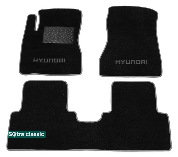Sotra 06233-GD-BLACK Килимки салону Sotra двошарові чорні для Hyundai Tucson (2004-2014), комплект 06233GDBLACK: Приваблива ціна - Купити в Україні на EXIST.UA!