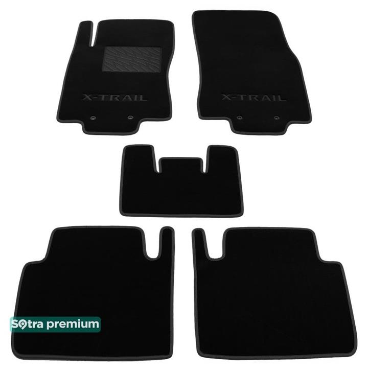 Sotra 06301-CH-BLACK Килимки салону Sotra двошарові чорні для Nissan X-trail (2014-), комплект 06301CHBLACK: Купити в Україні - Добра ціна на EXIST.UA!