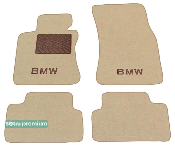 06380CHBEIGE Sotra Коврики салона Sotra двухслойные бежевые для BMW 6-series (2003-2010), комплект