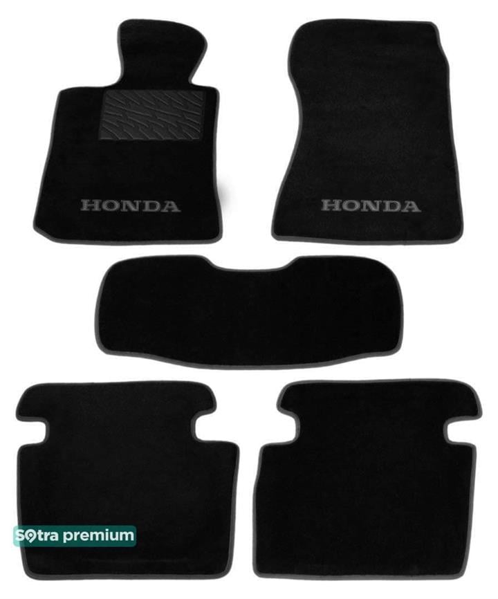 Sotra 06499-CH-BLACK Килимки салону Sotra двошарові чорні для Honda Legend (2006-2008), комплект 06499CHBLACK: Купити в Україні - Добра ціна на EXIST.UA!