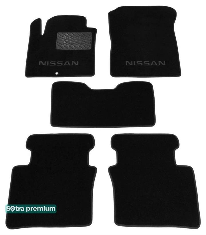 Sotra 06505-CH-BLACK Килимки салону Sotra двошарові чорні для Nissan Teana (2003-2008), комплект 06505CHBLACK: Купити в Україні - Добра ціна на EXIST.UA!
