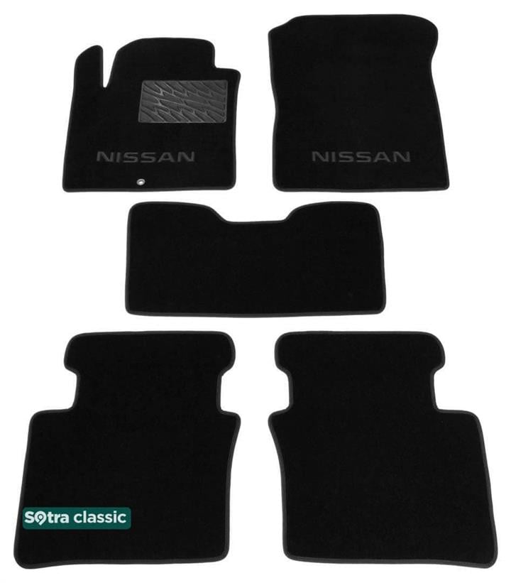 Sotra 06505-GD-BLACK Килимки салону Sotra двошарові чорні для Nissan Teana (2003-2008), комплект 06505GDBLACK: Купити в Україні - Добра ціна на EXIST.UA!