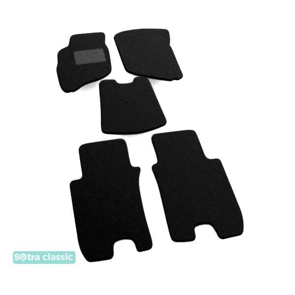 06533GDBLACK Sotra Коврики салона Sotra двухслойные черные для Honda City (2006-2008), комплект