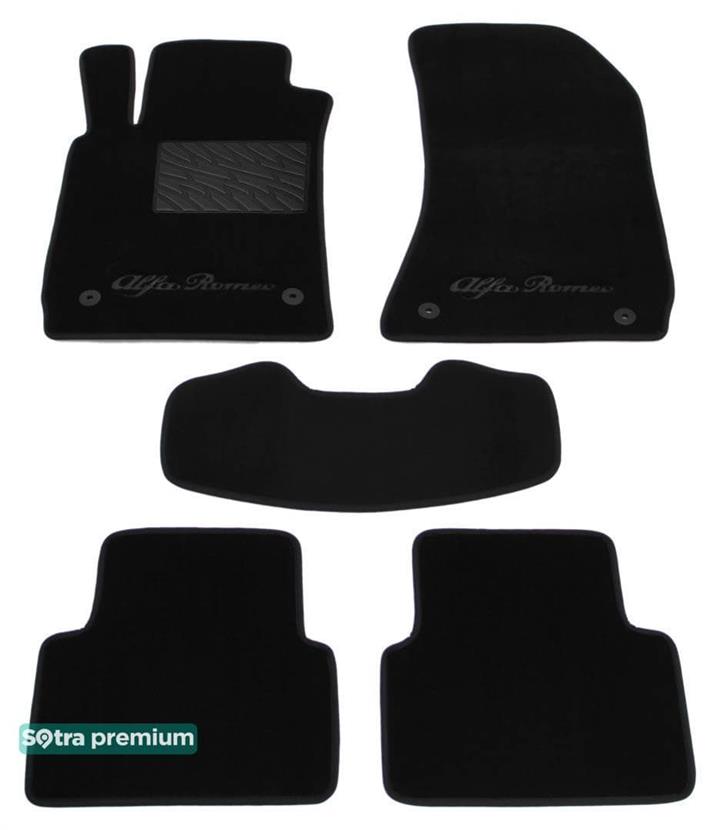 Sotra 06561-CH-BLACK Килимки салону Sotra двошарові чорні для Alfa Romeo 159 (2004-2011), комплект 06561CHBLACK: Купити в Україні - Добра ціна на EXIST.UA!