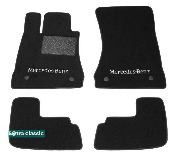 06608GDBLACK Sotra Килимки салону Sotra двошарові чорні для Mercedes Cl-class (2006-2014), комплект