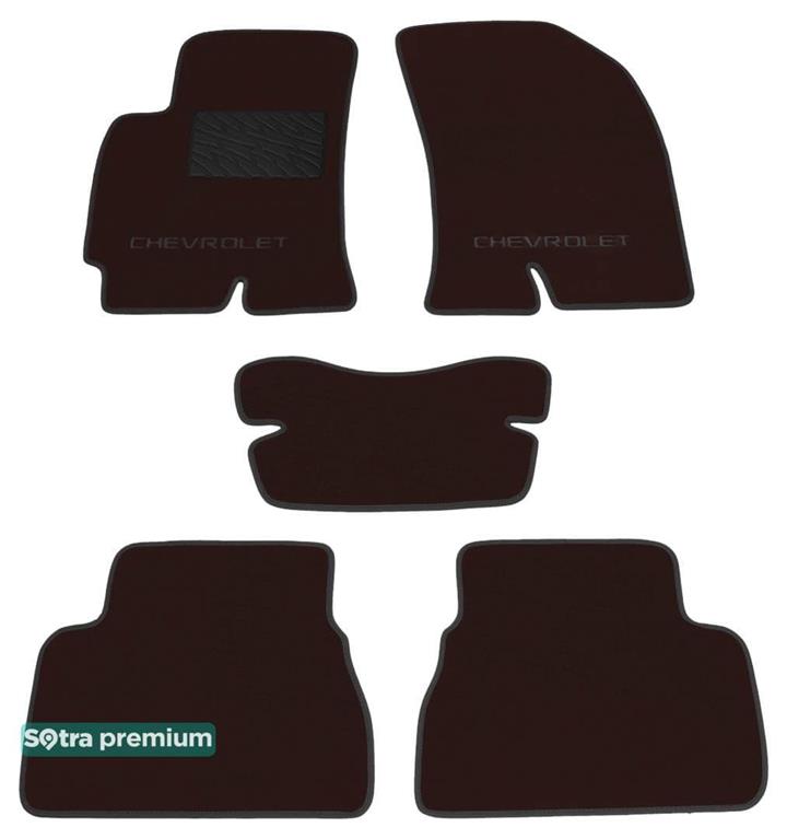 Sotra 06691-CH-CHOCO Килимки салону Sotra двошарові коричневі для Chevrolet Epica (2006-2015), комплект 06691CHCHOCO: Купити в Україні - Добра ціна на EXIST.UA!