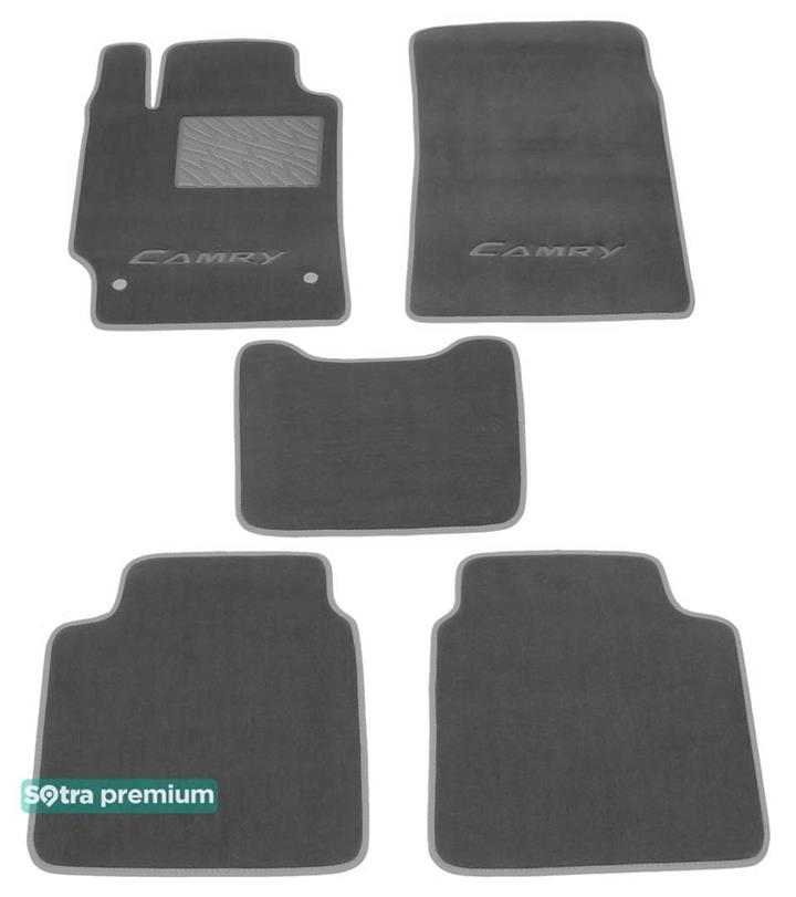 Sotra 06719-CH-GREY Килимки салону Sotra двошарові сірі для Toyota Camry (2007-2011), комплект 06719CHGREY: Купити в Україні - Добра ціна на EXIST.UA!