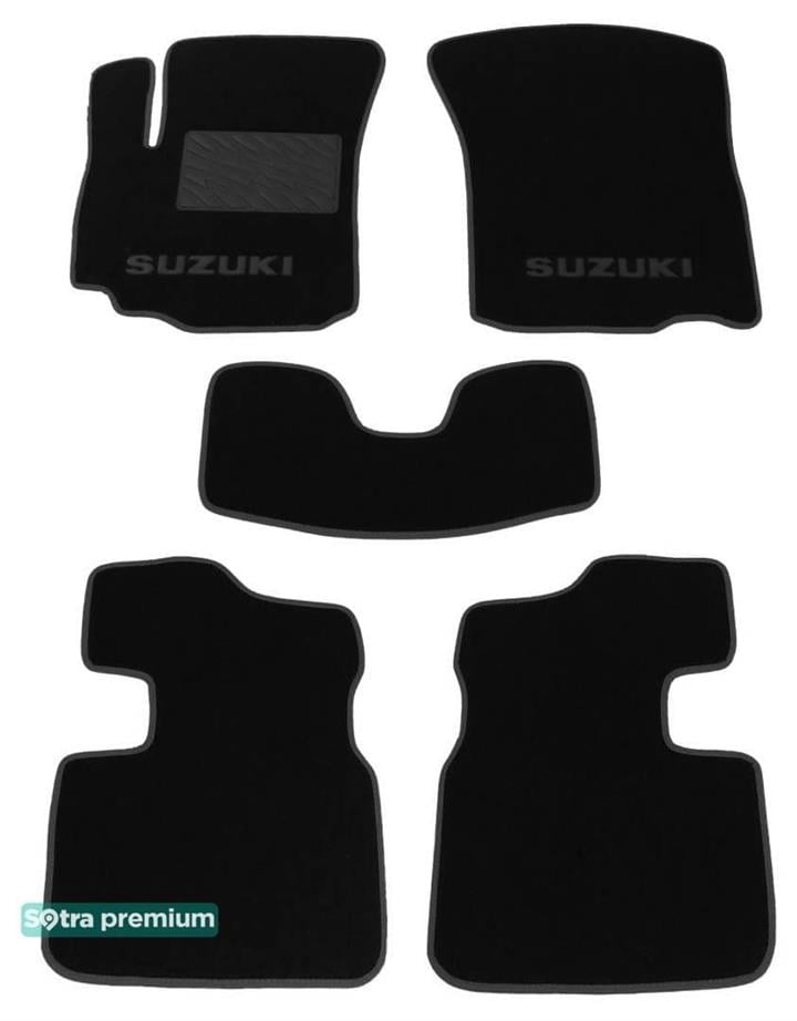 Sotra 06782-CH-BLACK Килимки салону Sotra двошарові чорні для Suzuki Sx4 (2006-2014), комплект 06782CHBLACK: Приваблива ціна - Купити в Україні на EXIST.UA!