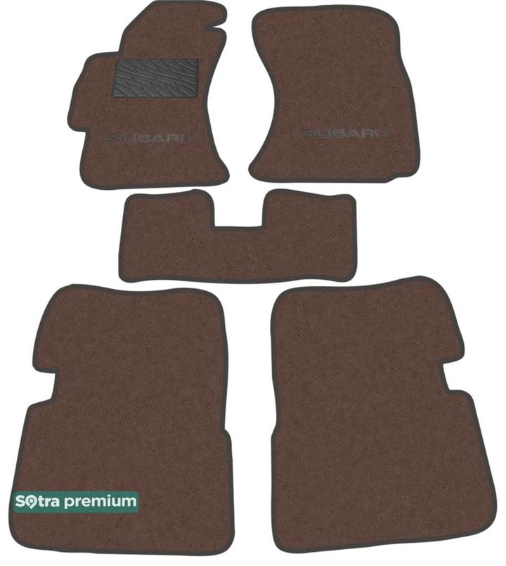 Sotra 06833-CH-CHOCO Килимки салону Sotra двошарові коричневі для Subaru Impreza (2007-2011), комплект 06833CHCHOCO: Купити в Україні - Добра ціна на EXIST.UA!