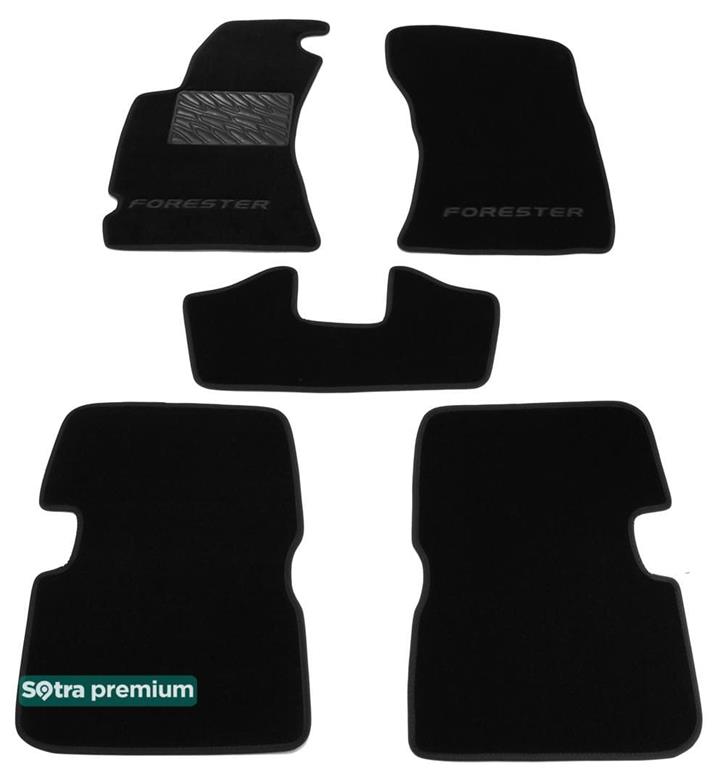 Sotra 06941-CH-BLACK Килимки салону Sotra двошарові чорні для Subaru Forester (2008-2013), комплект 06941CHBLACK: Купити в Україні - Добра ціна на EXIST.UA!
