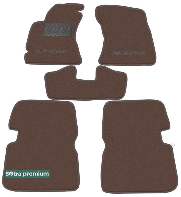 Sotra 06941-CH-CHOCO Килимки салону Sotra двошарові коричневі для Subaru Forester (2008-2013), комплект 06941CHCHOCO: Купити в Україні - Добра ціна на EXIST.UA!