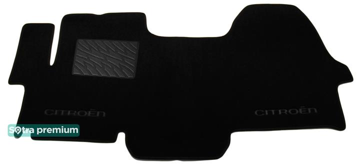 Sotra 06959-CH-BLACK Килимки салону Sotra двошарові чорні для Citroen Jumper (2006-), комплект 06959CHBLACK: Купити в Україні - Добра ціна на EXIST.UA!