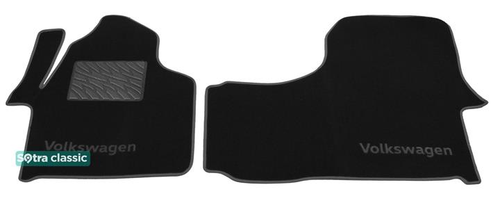 Sotra 06969-GD-BLACK Килимки салону Sotra двошарові чорні для Volkswagen Crafter (2006-2016), комплект 06969GDBLACK: Купити в Україні - Добра ціна на EXIST.UA!
