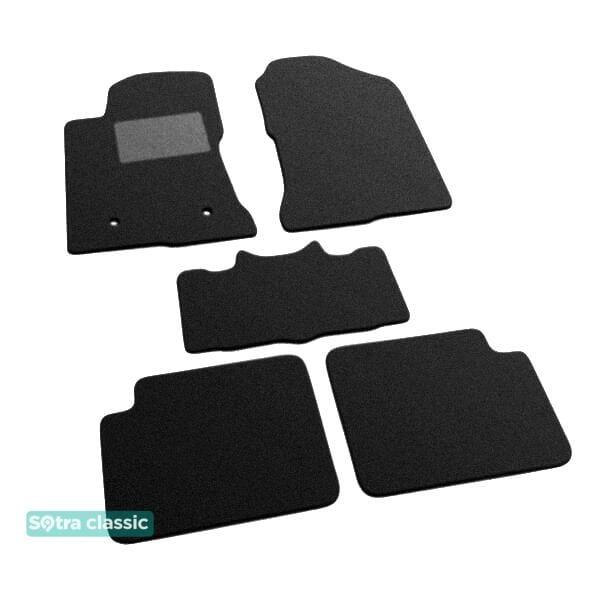 06975GDBLACK Sotra Коврики салона Sotra двухслойные черные для Toyota Corolla (2006-2012), комплект