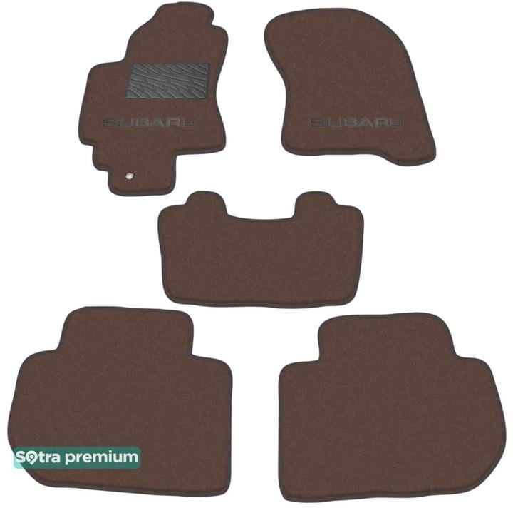 Sotra 06988-CH-CHOCO Килимки салону Sotra двошарові коричневі для Subaru Tribeca (2006-2014), комплект 06988CHCHOCO: Купити в Україні - Добра ціна на EXIST.UA!