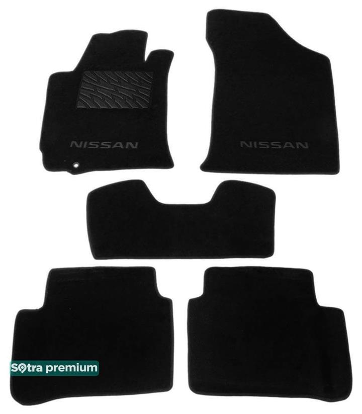 Sotra 07015-CH-BLACK Килимки салону Sotra двошарові чорні для Nissan Altima (2007-2012), комплект 07015CHBLACK: Купити в Україні - Добра ціна на EXIST.UA!