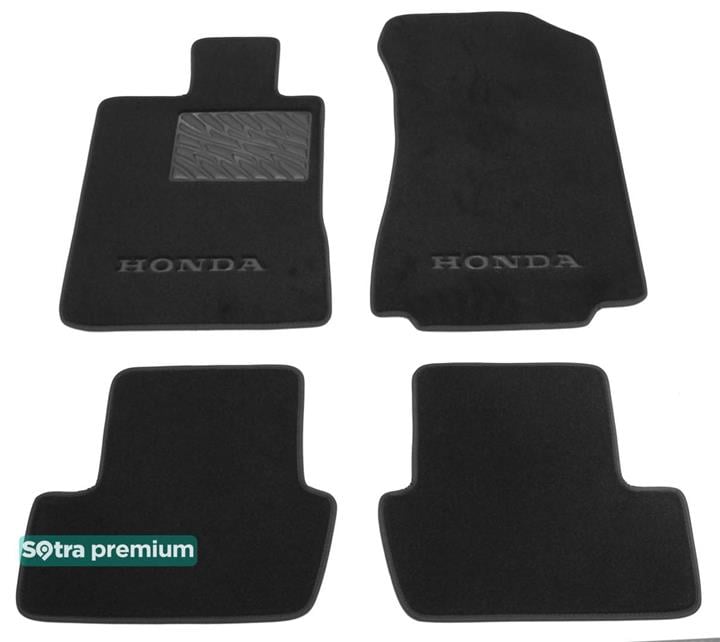 Sotra 07035-CH-BLACK Килимки салону Sotra двошарові чорні для Honda Legend (2009-2010), комплект 07035CHBLACK: Купити в Україні - Добра ціна на EXIST.UA!
