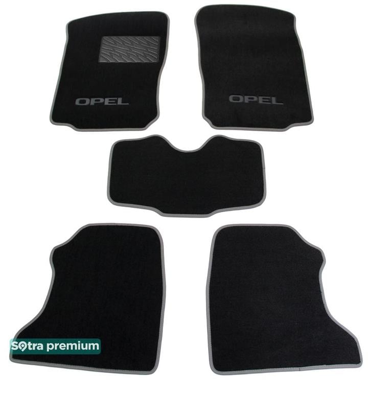 Sotra 07118-CH-BLACK Килимки салону Sotra двошарові чорні для Opel Combo c (2001-2011), комплект 07118CHBLACK: Купити в Україні - Добра ціна на EXIST.UA!