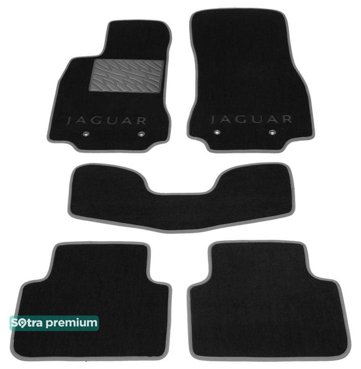 Sotra 07120-CH-BLACK Килимки салону Sotra двошарові чорні для Jaguar Xf (2008-2015), комплект 07120CHBLACK: Купити в Україні - Добра ціна на EXIST.UA!