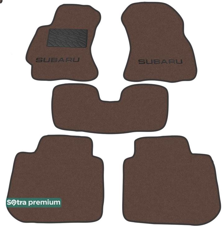Sotra 07125-CH-CHOCO Килимки салону Sotra двошарові коричневі для Subaru Legacy/Outback, комплект 07125CHCHOCO: Купити в Україні - Добра ціна на EXIST.UA!