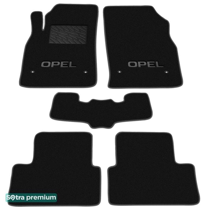 Sotra 07234-CH-BLACK Килимки салону Sotra двошарові чорні для Opel Astra j (2010-2015), комплект 07234CHBLACK: Купити в Україні - Добра ціна на EXIST.UA!