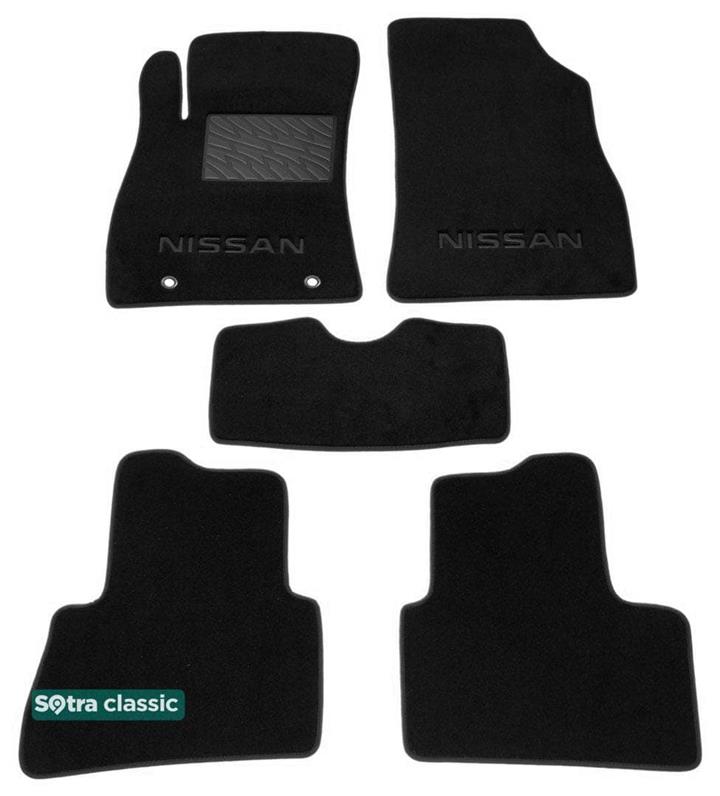 Sotra 07263-GD-BLACK Килимки салону Sotra двошарові чорні для Nissan Juke (2010-2014), комплект 07263GDBLACK: Купити в Україні - Добра ціна на EXIST.UA!