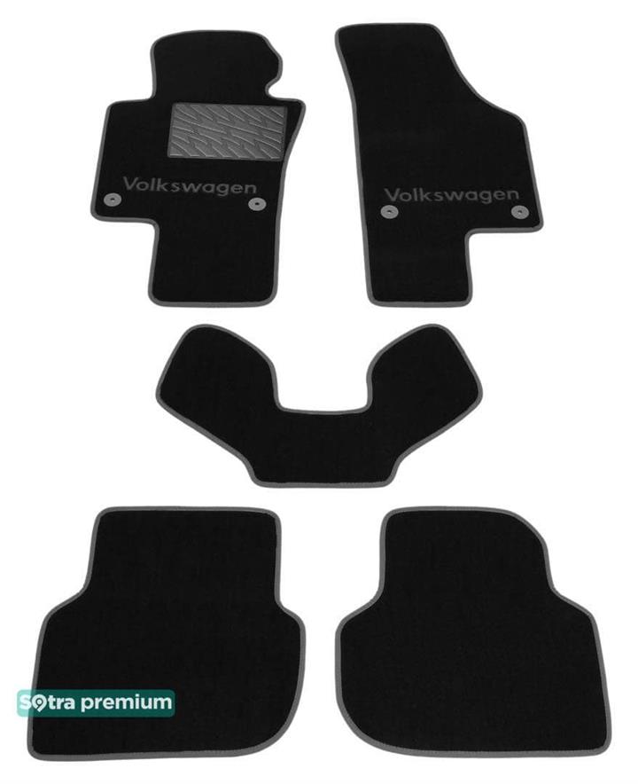 Sotra 07270-CH-BLACK Килимки салону Sotra двошарові чорні для Volkswagen Jetta (2010-), комплект 07270CHBLACK: Купити в Україні - Добра ціна на EXIST.UA!