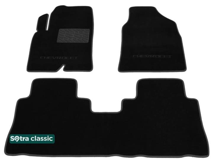 Sotra 07280-GD-BLACK Килимки салону Sotra двошарові чорні для Chevrolet Captiva (2010-), комплект 07280GDBLACK: Купити в Україні - Добра ціна на EXIST.UA!