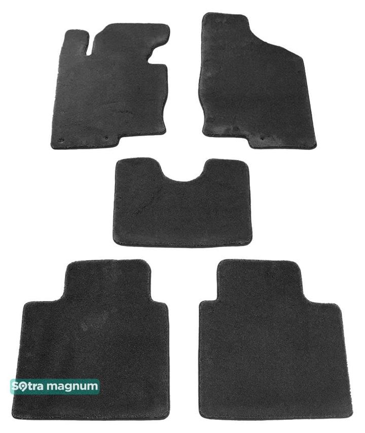 Sotra 07307-MG15-BLACK Килимки салону Sotra двошарові чорні для Hyundai Grandeur (2011-2017), комплект 07307MG15BLACK: Купити в Україні - Добра ціна на EXIST.UA!