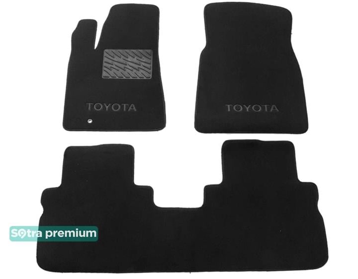 Sotra 07334-CH-BLACK Килимки салону Sotra двошарові чорні для Toyota Highlander (2010-2013), комплект 07334CHBLACK: Купити в Україні - Добра ціна на EXIST.UA!