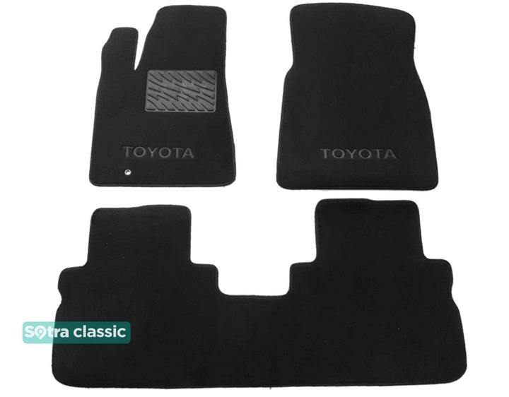 Sotra 07334-GD-BLACK Килимки салону Sotra двошарові чорні для Toyota Highlander (2010-2013), комплект 07334GDBLACK: Купити в Україні - Добра ціна на EXIST.UA!