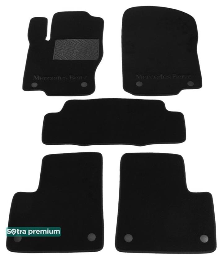 Sotra 07348-CH-BLACK Килимки салону Sotra двошарові чорні для Mercedes Gl-class/M-class, комплект 07348CHBLACK: Купити в Україні - Добра ціна на EXIST.UA!