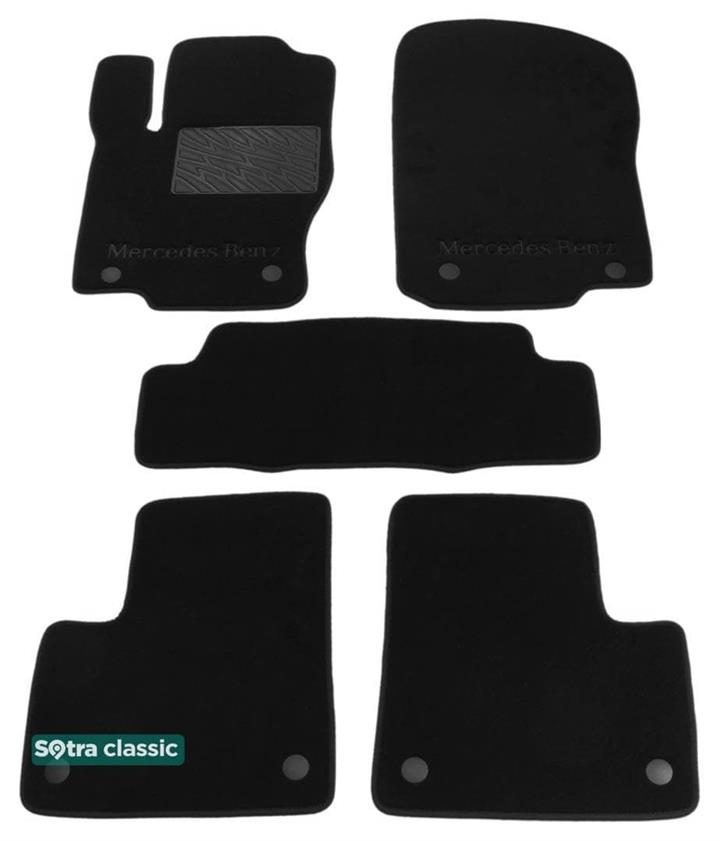 Sotra 07348-GD-BLACK Килимки салону Sotra двошарові чорні для Mercedes Gl-class/M-class, комплект 07348GDBLACK: Купити в Україні - Добра ціна на EXIST.UA!