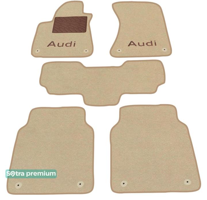 Коврики в салон автомобиля Audi A8 (Ауди А8): 07445CHBEIGE Sotra Коврики салона Sotra двухслойные бежевые для Audi A8l (2010-), комплект