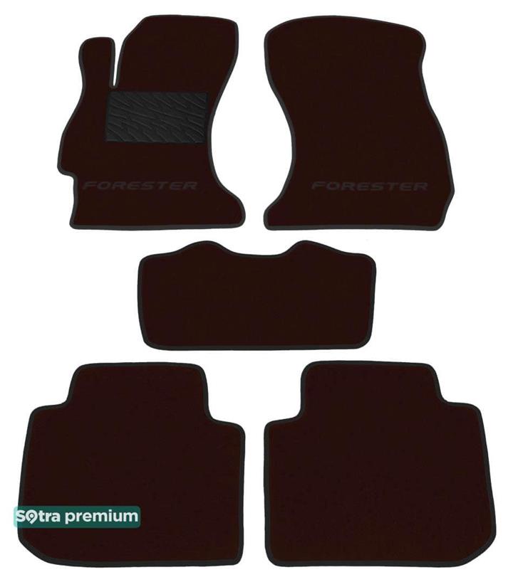 Sotra 07462-CH-CHOCO Килимки салону Sotra двошарові коричневі для Subaru Forester (2013-), комплект 07462CHCHOCO: Купити в Україні - Добра ціна на EXIST.UA!
