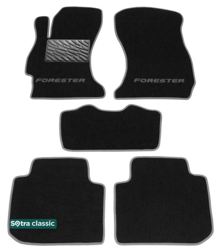 Sotra 07462-GD-BLACK Килимки салону Sotra двошарові чорні для Subaru Forester (2013-), комплект 07462GDBLACK: Купити в Україні - Добра ціна на EXIST.UA!