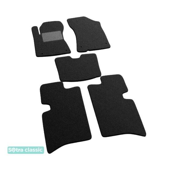 07466GDBLACK Sotra Коврики салона Sotra двухслойные черные для Geely Mk cross (2011-), комплект