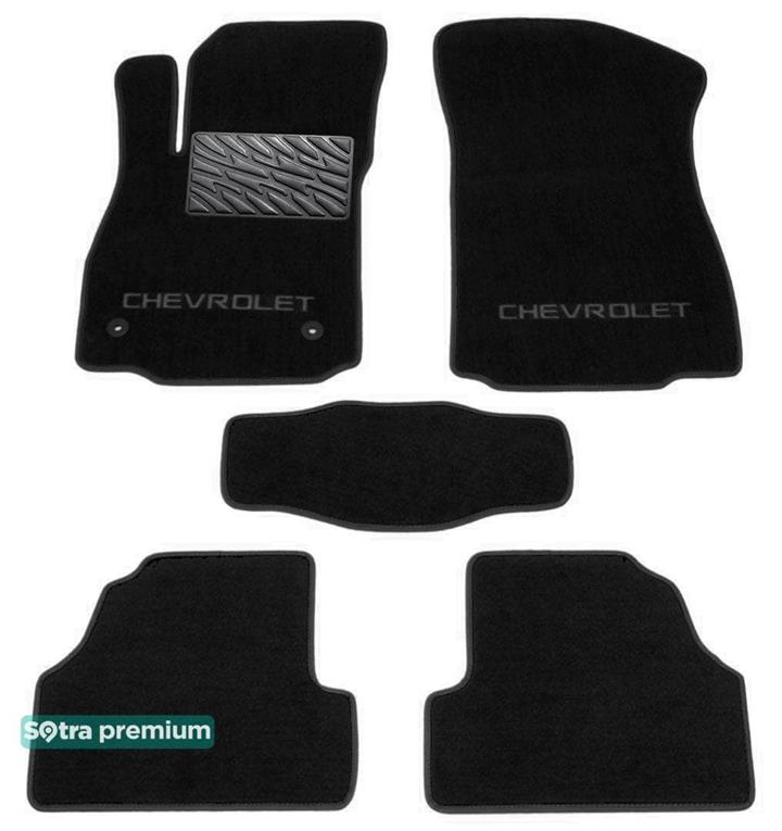 Sotra 07478-CH-BLACK Килимки салону Sotra двошарові чорні для Chevrolet Tracker / trax (2013-), комплект 07478CHBLACK: Купити в Україні - Добра ціна на EXIST.UA!