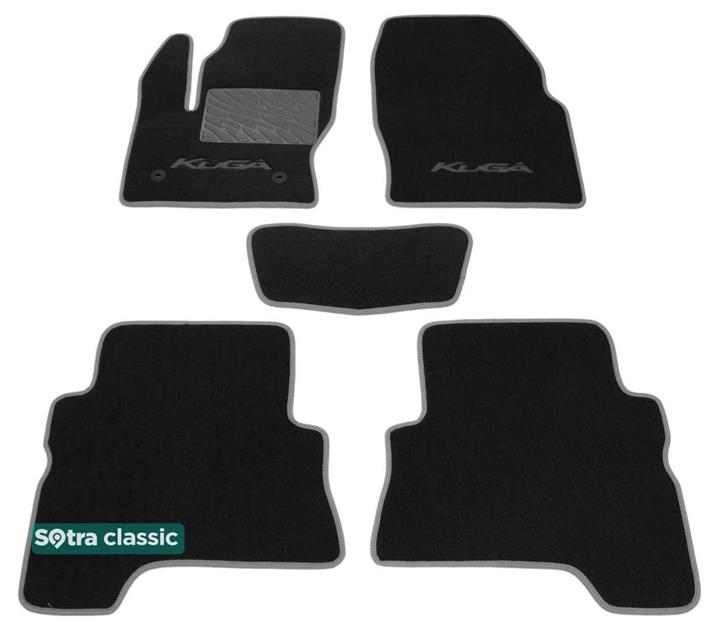Sotra 07514-GD-BLACK Килимки салону Sotra двошарові чорні для Ford Kuga (2013-2016), комплект 07514GDBLACK: Купити в Україні - Добра ціна на EXIST.UA!