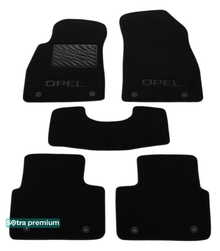 Sotra 08513-CH-BLACK Килимки салону Sotra двошарові чорні для Opel Insignia (2013-2016), комплект 08513CHBLACK: Купити в Україні - Добра ціна на EXIST.UA!