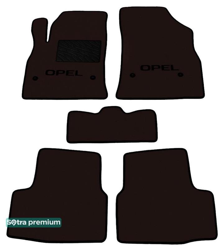 Sotra 08525-CH-CHOCO Килимки салону Sotra двошарові коричневі для Opel Astra k (2016-), комплект 08525CHCHOCO: Купити в Україні - Добра ціна на EXIST.UA!