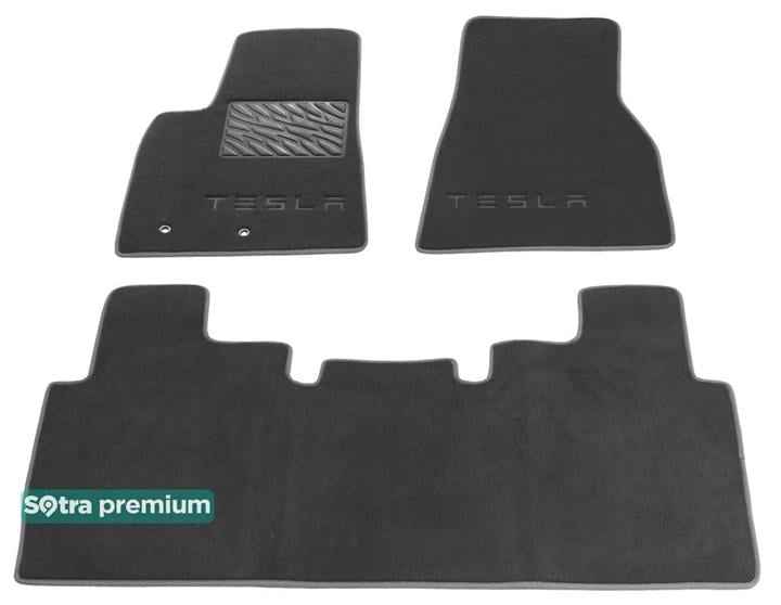 Sotra 08562-CH-GREY Килимки салону Sotra двошарові сірі для Tesla Model s (2012-2014), комплект 08562CHGREY: Купити в Україні - Добра ціна на EXIST.UA!