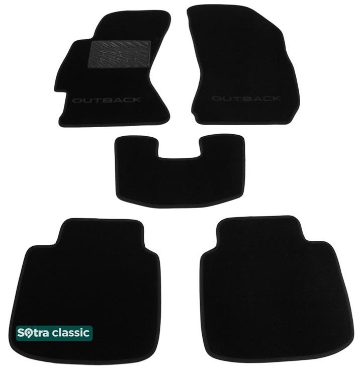 Sotra 08651-GD-BLACK Килимки салону Sotra двошарові чорні для Subaru Outback (2015-), комплект 08651GDBLACK: Купити в Україні - Добра ціна на EXIST.UA!