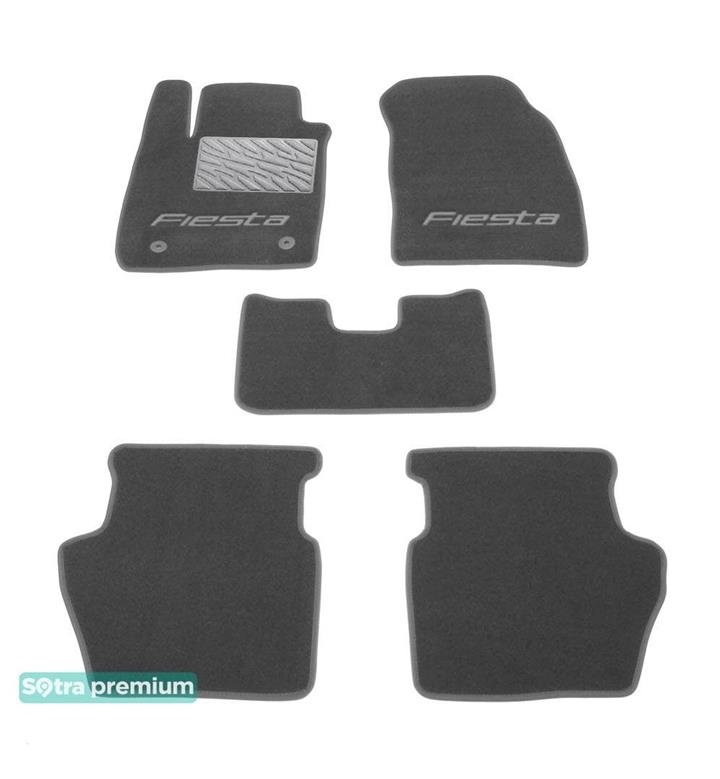 Sotra 08678-CH-GREY Коврики салона Sotra двухслойные серые для Ford Fiesta (2017-), комплект 08678CHGREY: Отличная цена - Купить в Украине на EXIST.UA! 08678CHGREY Sotra Коврики салона Sotra двухслойные серые для Ford Fiesta (2017-), комплект