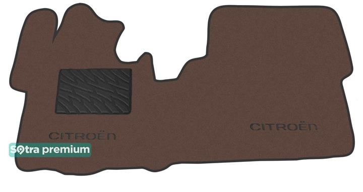 Sotra 08691-CH-CHOCO Килимки салону Sotra двошарові коричневі для Peugeot Traveller (2017-), комплект 08691CHCHOCO: Купити в Україні - Добра ціна на EXIST.UA!