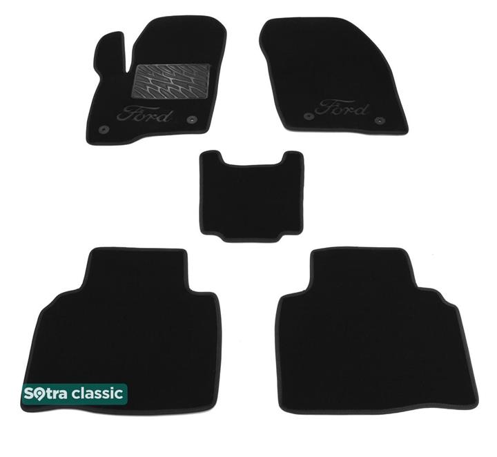 Sotra 08693-GD-BLACK Килимки салону Sotra двошарові чорні для Ford Edge (2015-), комплект 08693GDBLACK: Купити в Україні - Добра ціна на EXIST.UA!