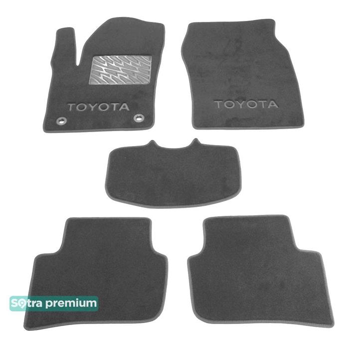 Sotra 08708-CH-GREY Килимки салону Sotra двошарові сірі для Toyota Ch-r (2016-), комплект 08708CHGREY: Приваблива ціна - Купити в Україні на EXIST.UA!