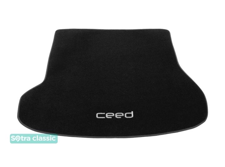 Коврики багажника и грузовых отсеков KIA Ceed (Киа Сид): 07472GDBLACK Sotra Коврик багажника