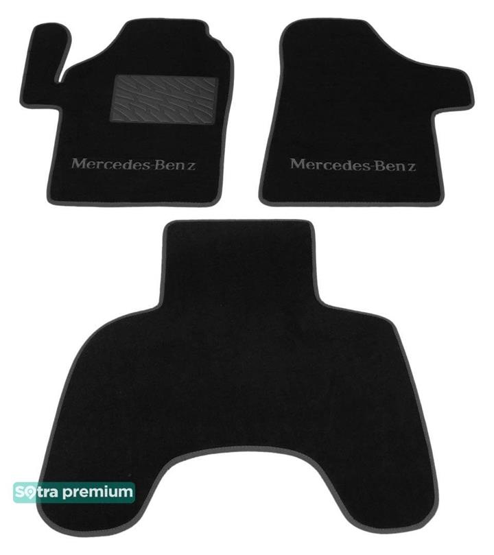 Sotra 01449-CH-BLACK Килимки салону Sotra двошарові чорні для Mercedes Vito / viano (1996-2003), комплект 01449CHBLACK: Купити в Україні - Добра ціна на EXIST.UA!