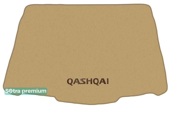 Коврики багажника и грузовых отсеков Nissan Qashqai (Ниссан Кашкай): 08715CHBEIGE Sotra Коврик багажника